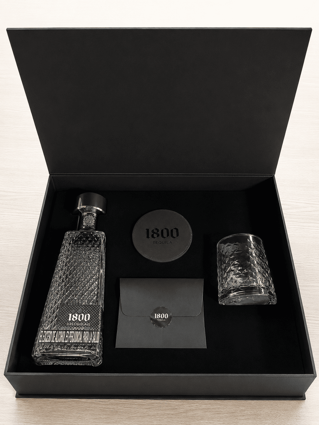 Set de regalo de tequila 1800